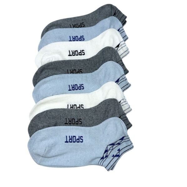 Erkek Patik 8 Çift Desenli Renkli Pamuklu 1-s23