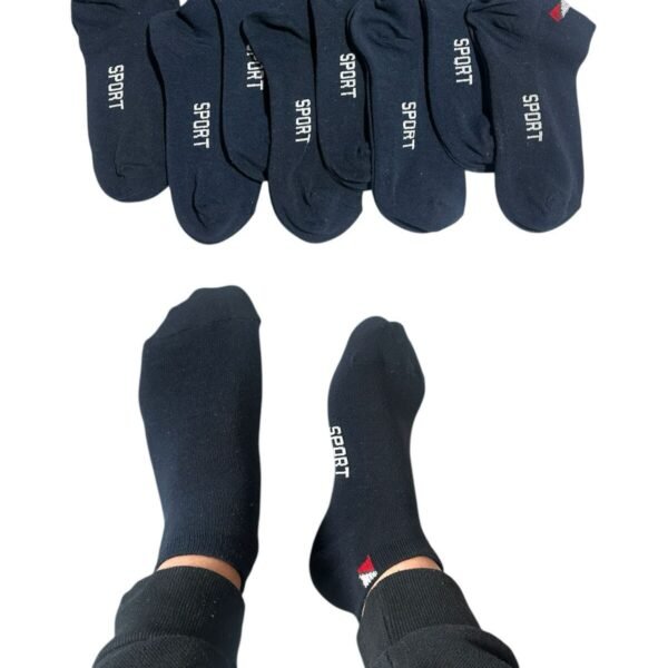 Erkek Patik Pamuklu 8 Çift Lacivert Renk 1-S89