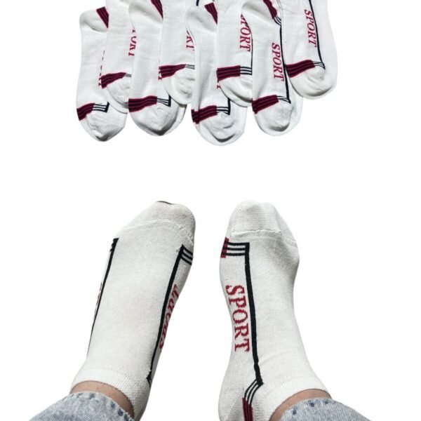 Erkek Patik Pamuklu 8 Çift Beyaz Renk TYC198BE7EA5A3023441D2F00